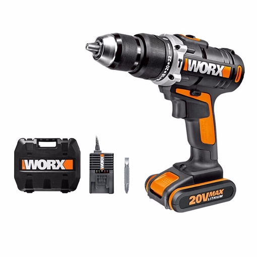 威克士(WORX)家用充電沖擊鉆WX372.1 鋰電池沖擊鉆手電鉆